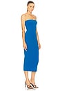 view 2 of 3 Strapless Dress in Ocean Blue