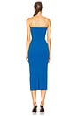 view 3 of 3 Strapless Dress in Ocean Blue