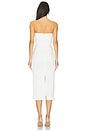 view 3 of 3 Strapless Dress in White