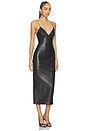 view 2 of 3 Bikini Leather Dress in Black