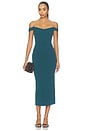 view 1 of 3 Off Shoulder Dress in Teal