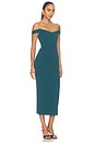 view 2 of 3 Off Shoulder Dress in Teal