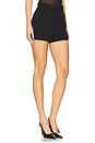 view 2 of 6 Suiting Cuffed Mini Short in Black
