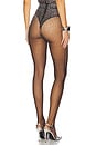 view 4 of 6 Crystal Mesh Stocking in Espresso