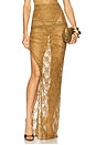 view 1 of 6 Tucked Column Skirt in Khaki