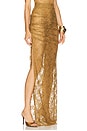 view 2 of 6 Tucked Column Skirt in Khaki