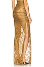 view 4 of 6 Tucked Column Skirt in Khaki