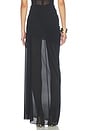 view 5 of 6 Drape Powermesh Skirt in Black