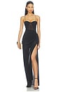 view 6 of 6 Drape Powermesh Skirt in Black