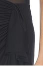 view 7 of 6 Drape Powermesh Skirt in Black