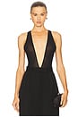 view 1 of 5 Halter Bodysuit in Black