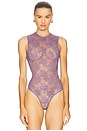 view 2 of 5 Sleeveless Bodysuit in Grape