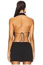 view 3 of 4 Halter Top in Black