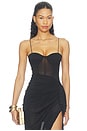 view 1 of 5 Cupped Bodysuit in Black