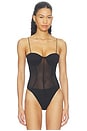 view 2 of 5 Cupped Bodysuit in Black