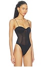 view 4 of 5 Cupped Bodysuit in Black