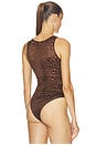 view 5 of 5 Scoop Singlet Bodysuit in Brown
