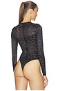 view 5 of 5 Long Sleeve Bodysuit in Black