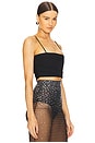 view 2 of 4 Power Mesh Corset Top in Black