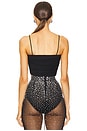 view 3 of 4 Power Mesh Corset Top in Black