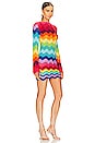 view 2 of 3 Rainbow Mini Dress in Multicolor
