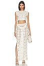 view 4 of 4 Translucid Long Skirt in White