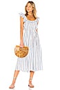 view 1 of 3 Ossetia Tiers Dress in Seaside Stripe