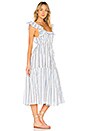 view 2 of 3 Ossetia Tiers Dress in Seaside Stripe