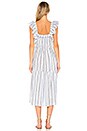 view 3 of 3 Ossetia Tiers Dress in Seaside Stripe
