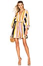view 1 of 3 La Flutte Mini Dress in Olivio Stripe