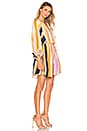 view 2 of 3 La Flutte Mini Dress in Olivio Stripe