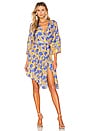 view 1 of 4 Short Bougainvillea Wrap Dress in Sun