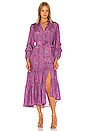 view 1 of 3 Gracia Flamenca Dress in Plum Potpourri in Potpourri Plum