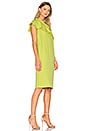 view 2 of 3 Reina One Shoulder Ruffle Dress in Citrus