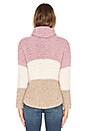 view 4 of 5 Artisanal Cropped Turtleneck in Colorblock