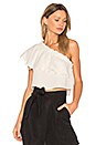 view 1 of 4 TOP DE UNA MANGA ZAHAR in Cream
