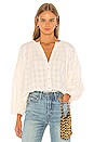 view 1 of 4 Nanook Shirred Button Up in Cream