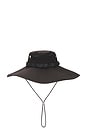 view 2 of 2 Wide Safari Bucket Hat in Black