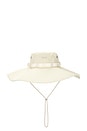 view 1 of 2 Wide Safari Bucket Hat in Ivory