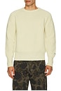 view 3 of 4 Rover Patched Knit Crew Neck Sweater in Ivory