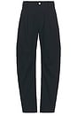 view 1 of 5 Curved Two Tuck Pants in Navy