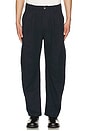 view 4 of 5 Curved Two Tuck Pants in Navy