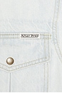 view 3 of 4 Safari Pocket Denim Shirket in Light Indigo