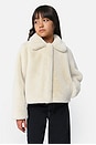view 4 of 4 Elis Kids Coat in Latte