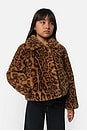 view 4 of 4 Elis Leopard Kids Coat in Leopard