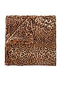 view 1 of 6 Brady Faux Fur Blanket in Leopard