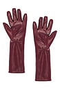 view 2 of 2 GUANTES GWEN in Crimson