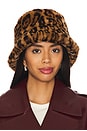 view 1 of 3 Amara Leopard Bucket Hat in Leopard
