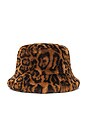 view 2 of 3 Amara Leopard Bucket Hat in Leopard