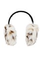 view 1 of 2 Esme Snow Leopard Earmuffs in Blanc Multi